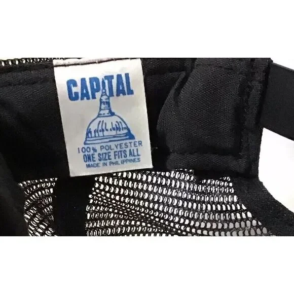 Charter Plastics Trucker Hat,‎ OSFA, Capital Brand - Picture 4 of 4